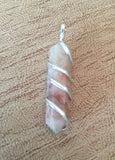 Sunstone Wrapped Pendant - Sacral Chakra - Reiki - Energy Healing