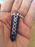 Lapis Lazuli Chakra Pendant - Double Terminated - Throat Chakra - Energy Healing - Reiki