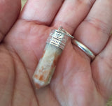 Sunstone Cap Pendant - Sacral Chakra - Reiki - Energy Healing