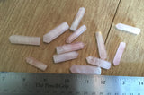 Rose Quartz Single Terminated Points - Heart Chakra - Energy Healing - Reiki - 4th Chakra - Love