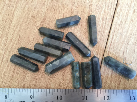 Labradorite Single Terminated Point - Throat Chakra - Reiki - Energy Healing