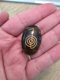 Tigers Eye Engraved Usui Reiki Set - Root Chakra - Energy Healing