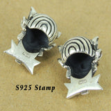 Sterling Silver Evil Clown Skull Charm Bead 925 Stamp Vintage WSP423  Wholesale: See Discount Coupons in Item Details