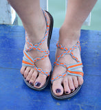Sandals Handmade Woven Cotton Sandals Braided Sandals Water Resistant Sandals Handmade Sandals Sexy Sandals Boho Sandals Unique Sandals