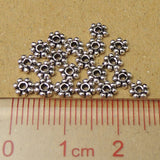 30 Pcs Sterling Silver Flower Spacers WSP026X30 Wholesale: See Discount Coupons in Item Details