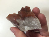Red Quartz Cluster - Strawberry Quartz - Root Chakra