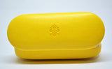 Glasses Case Hard Eyeglasses Case Leather Sunglass Case Italian YellowLeather Glasses Case Gift For Him Gift For Her Made in Italy