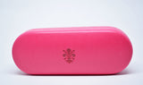 Glasses Case Hard Eyeglasses Case Leather Sunglass Case Italian Pink Leather Glasses Case Gift For Him Gift For Her Made in Italy Easter Gif