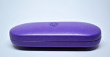 Glasses Case Hard Eyeglasses Slim Case Leather Sunglass Case Italian Purple Leather Glasses Case Gift For Him Gift For Her Made in Italy