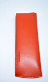 Glasses Case Soft Eyeglasses Case Orange Italian Leather Glasses Case Porta Occhiali Gift For Him GiftFor Her Christmas Gift Porta Occhiali