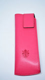 Glasses Case Soft Eyeglasses Case Pink Italian Leather Glasses Case Porta Occhiali Gift For Him GiftFor Her Easter Gift Porta Occhiali