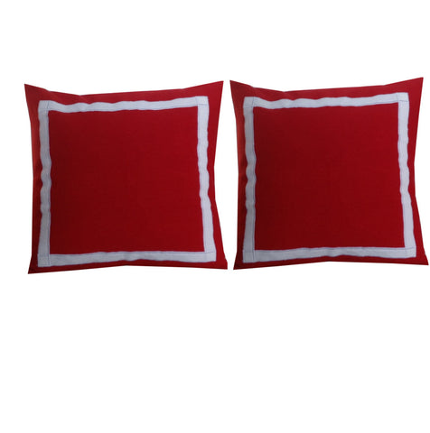30% OFF Trim Pillows, Bedroom Pillows, Red Throw Pillows, Border Throw Pillows, 26x26 Sham Trim Cushions, Shams with Borders
