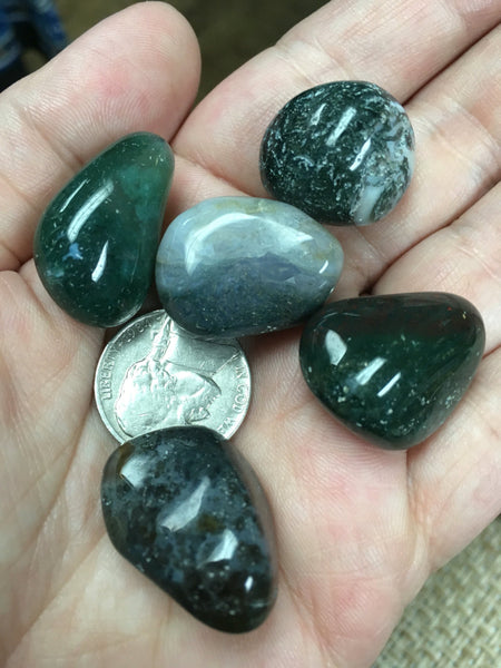 Moss Agate - Heart Chakra - Reiki - Energy Healing