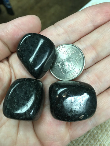 Nuumite Tumbled Stone - Root Chakra - Reiki - Energy Healing