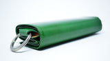 Leather Key Case Key Holder Italian Leather Green Key Holder Made in Italy Portachiavi in Pelle Gift for Him Gift for Her