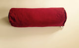 Maroon Bolster Pillows, Maroon Daybed Pillows, Custom Bolster Bolster pillows covers, Neck roll Pillow Covers, Yoga Pillow Covers