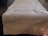 Monogram Burlap Kitchen Decor, Burlap Table Runners, Wedding Decor, Burlap Table Top, Rustic Table Runner, Rustic Home Decor