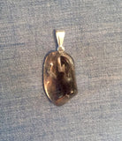 Smokey Quartz Pendant - Smoky Quartz -  Tumbled Quartz - Crown chakra - Quartz Jewelry