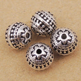 4 Pcs Sterling Silver 925 Vintage Round Bead WSP001X4 Wholesale: See Discount Coupons in Item Details
