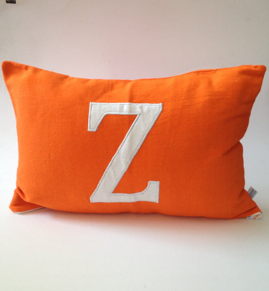 Throw pillows orange, Monogram holiday pillows, Halloween Decor, Orange pillows, Orange soda pillows