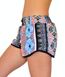 Rayon Beach Shorts Walk Casual Shorts Women Trendy Shorts Boho Short Pants Pantaloncino Estate Copricostume Beach Short Pant