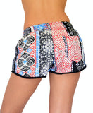 Rayon Beach Shorts Walk Casual Shorts Women Trendy Shorts Boho Short Pants Pantaloncino Estate Copricostume Beach Short Pant