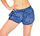 Rayon Beach Shorts Walk Casual Shorts Women Trendy Shorts Boho Short Pants Pantaloncino Estate Copricostume Beach Short Pant