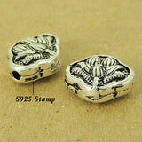 925 Stamp Sterling Silver Lotus Bead Vintage Celtic WSP455 Wholesale: See Discount Coupons in Item Details