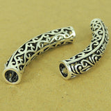 925 Sterling Silver Lotus Charm Vintage Celtic WSP464 Wholesale: See Discount Coupons in Item Details
