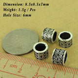 4 PCS 925 Stamp Sterling Silver Charm Vintage Celtic WSP466X4 Wholesale: See Discount Coupons in Item Details