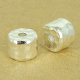 925 Sterling Silver Barrel Bead Vintage Jewelry Making WSP470 Wholesale Retail