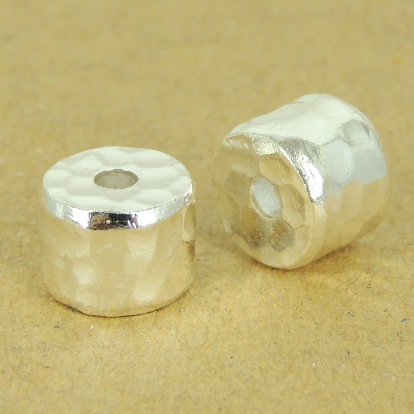925 Sterling Silver Barrel Bead Vintage Jewelry Making WSP470 Wholesale Retail