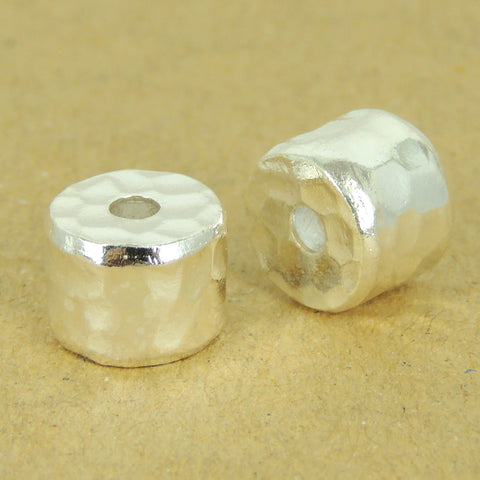 925 Sterling Silver Barrel Bead Vintage Jewelry Making WSP470 Wholesale Retail