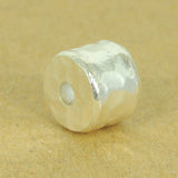 925 Sterling Silver Barrel Bead Vintage Jewelry Making WSP470 Wholesale Retail