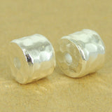 925 Sterling Silver Barrel Bead Vintage Jewelry Making WSP470 Wholesale Retail