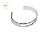 Silver Cuff Bracelet, Minimalist Silver Cuff Bracelet, Silver Bracelet, Cuff Bracelet, Silver Bangle