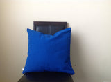 Royal Blue Soild Pillows, Royal Blue bedroom decor, Blue Sofa Pillows, 16x16, 18x18, 20x20, 24x24, 26x26