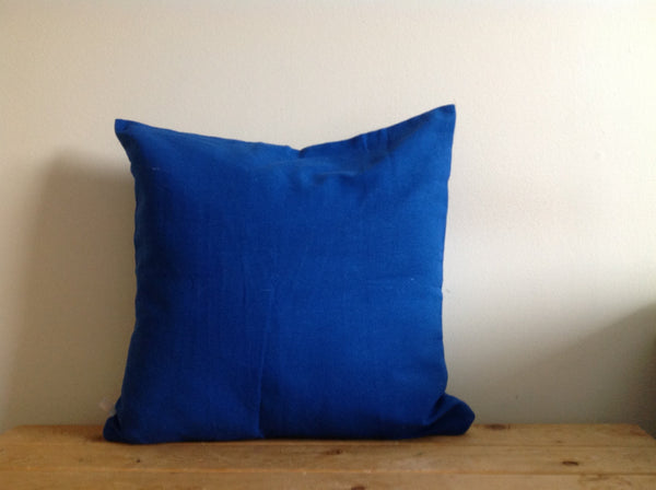 Royal Blue Soild Pillows, Royal Blue bedroom decor, Blue Sofa Pillows, 16x16, 18x18, 20x20, 24x24, 26x26