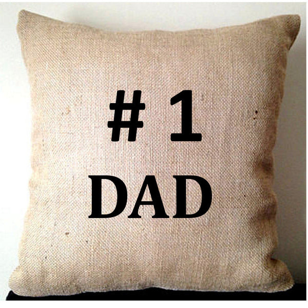 20% OFF Sale Birthday gift ideas for men, Gift for him Fathers Day, Dad Burlap Pillows, Birthday Gift for him, 16x16, 18x18, 20x20 Rustic De