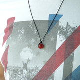 Men's Women Red Agate 925 Sterling Silver Adjustable Braided Necklace Gemstone DiyNoion Handmade NK150