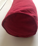 Maroon Bolster Pillows, Maroon Daybed Pillows, Custom Bolster Bolster pillows covers, Neck roll Pillow Covers, Yoga Pillow Covers