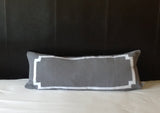 Long Lumbar Gray Pillows, Body Pillows, Rectangle Pillows for living room,  12x24, 12x26, 14x24, 14x26, 14x30,16x24, 16x30