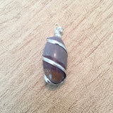 Shiva Lingam Wrapped Pendant