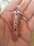 Sunstone Chakra Pendant - Sacral Chakra - Reiki - Energy Healing