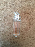 Clear Quartz Cap Pendant - 7th Chakra - Crown Chakra - Reiki - Energy Healing