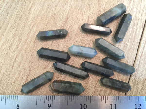Labradorite Double Terminated Point - Throat Chakra - Reiki - Energy Healing