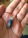 Lapis Lazuli Cap Pendant - Throat Chakra - Energy Healing - Reiki
