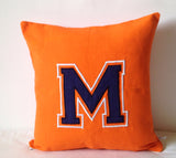 Dorm Decor, Decorative Throw Pillows, Embroidered Pillow, Collage Accent Pillows, Bedroom Nursery Pillows, Teen Pillows, 14x14