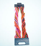 Multi Strand Beaded Bracelet Wooden Clasp Bracelet Red Grey Boho Bracelet Gypsy Wood Jewelry Gift for Her