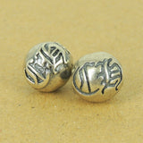 925 Sterling Silver CH Bead Vintage Celtic WSP493 Wholesale: See Discount Coupons in Item Details